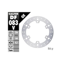 Honda Adv 350 Ön Fren Diski 256 Mm 2022 Sonrası Galfer Yuvarlak Sabit Disk