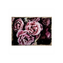 Bedeko Pembe Güller Art Mdf Tablo 35 Cm X 50 Cm