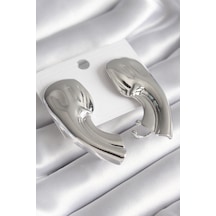 Ezoconcept Pirinç Gümüş Renk İşlemeli Kadın Küpe Çok Renkli