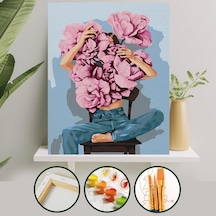 Sayılarla Boyama Tuval Seti 40X50 Cm - Demet