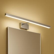 Kanarya 40 Cm 8w Led Ayna & Resim Apliği Krom 4200k Gün Işığı, 720 Lümen, Ip45 Su Korumalı, 64w Eşdeğer, Açma/kapama Anahtarlı, 220v Modern Duvar Aydınlatma Armatürü Enerji Sınıfı F 10 Parça Siyah