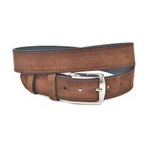 Deepsea Erkek Kahve 4 Cm Eninde Süet Kemer Suni Süet Spor Kemer 2402643 Kahve