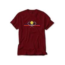 Tennis Racket Retro Kırmızı Tişört