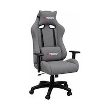 XTroy Rock Model Kumaş Oyuncu Koltuğu Gri
