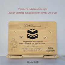 Münzevi Masaüstü Ahşap Rahle/tablet/kitap Tutucu-model027