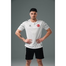 Hummel Milli Takım Line Kamp Tişört Beyaz Hummel Milli Takım Line Kamp Tişört Beyaz