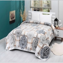 Mink Battaniye Lacasa 1100 Gri Çift Kişilik Gri