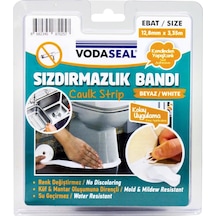Vodaseal Klozet ve Evye Sızdırmazlık Bantı Bandı 12,8 mm*3,35 mt