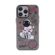 Newface Apple İphone 14 Pro Max Kılıf Prada Desenli Kapak - Prada Siyah - 1