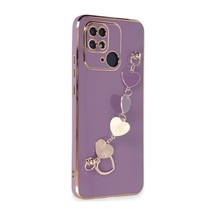 Storeşahin Redmi 10c Kılıf Esila Silikon - Mor Shn0720