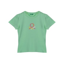 United Colors Of Benetton Kız Çocuk Tshirt Ben.g21242 Mint
