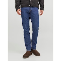 Jack & Jones Jack Jones Mike Model Dar Kesim Erkek Kot Pantolon 12242324 Mavi