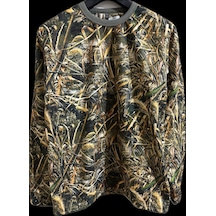 Avmax Saz Desen İnce Polar Sweat Xlarge Çok Renkli