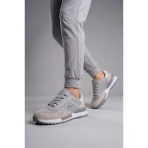 Slazenger Skate Gri Beyaz Koşu & Yürüyüş Spor Ayakkabısı Sa16re022-210 Çok Renkli