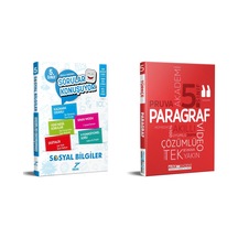Pruva Akademi 2025 5. Sınıf Sosyal + Paragraf Sorular Konuşuyor Seti 2 Kitap Güncel Müfredat