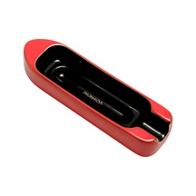 Parmida Siyah Kırmızı Tekli Porselen Puro Küllüğü - Tr9702