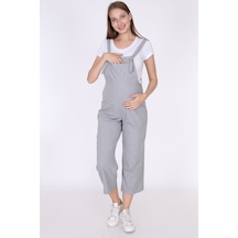Luvmabelly Myra6100 - Gri Hamile Salopet-gri