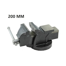 200 MM Büyük Boy Dövme Çelik Örslü Sabit Tezgah Masa Mengenesi