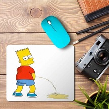 Bart Simpson Homer Simpson The Simpsons Mouse Pad Mousepad