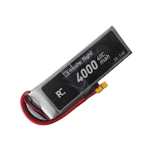 7.4v Li-po Pil - 4000mah 40c 2s Lityum Polymer Batarya