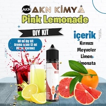 Pink Lemonade Dıy Kit Kırmızı Meyveler Limon Gıda Aroması %20 Oranda Aroma İçerir Hazır Değildir 60 Ml