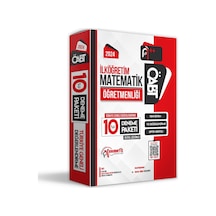 2024 Öabt İlköğretim Matematik 10lu Çözümlü Paket Deneme Tg