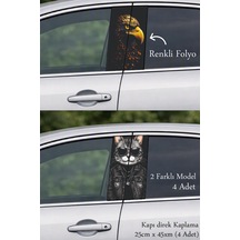 Özel Ve Modern Kapı Direk Folyo Sticker Etiket