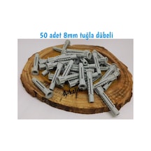 8Mm Tuğla Boşluk Dübeli 50 Adet