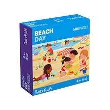 Doerkids Çocuklar Kumsalda Mini Puzzle 40 Parça