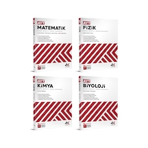 4k 2026 Ayt Matematik + Fizik + Kimya + Biyoloji Soru Bankası Seti 4 Kitap