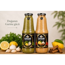 Limsak Gurme Karışımları Maydanozlu & Tarçınlı Fermente Limon Sarımsak Kürü 1+1 Lt