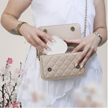 Origa Seyahat Boy Aynalı Takı Organizer Kutusu Mücevher Aksesuar Çantası Yüzük Küpe Düzenleyici