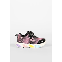 Vicco Lemna Kız Çocuk Işıklı Sneaker Siyah