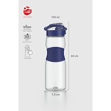 Renga Saga Silikon Detaylı 730 Ml Tritan Matara 911033 Mavi MAvi