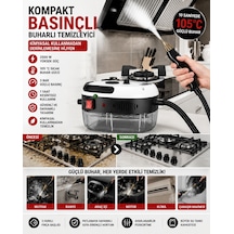 2500w Basınçlı Buharlı Temizleyici 3 Bar 105 Derece Dezenfeksiyon Hijyen Makinesi