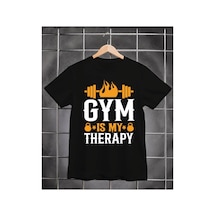 Segungear Gymtherapy Erkek Regular Fit Baskılı Spor Tişört Siyah - 933732727 Siyah