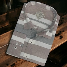 Linen Keten Klasik %100 Cotton Uzun Kollu Slim-fit Terletmeyen Beyaz Gömlek Regular Kalıp -10322 Beyaz