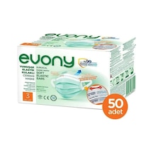 Evony Yumuşak Elastik Kulaklı Cerrahi Maske 50 Adet