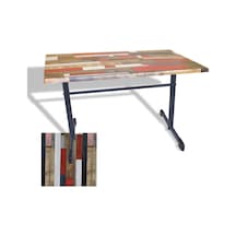 Halley Mutfak Masası 80x140 Esb Werzalit, Wermodin Ve Allzalit Tabla - Redwood Çok Renkli