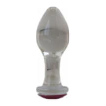 Erofoni Komple Kaliteli Kalın Cam Yapı 11 Cm Anal  Tıkaç  Plug