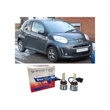 Citroen C1 Uzun + Kısa Far Ampulü H4 Duo Yeni Seri Beyaz 2005-2014