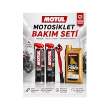 Motul C1 C4 + Maximoto 10w-40 1l Motosiklet Bakım Seti + Zincir Fırçası