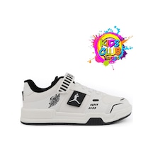 Cool King Jorans Sneaker Ortopedik Taban Unisex Çocuk Spor Ayakkabı Beyaz