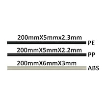 30x Set Pp Abs Pe Plastik Kaynak Çubuğu