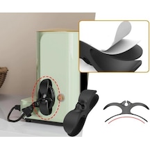 Mutfak Ekipmanı Günlük Kullanım Tezgah Yardımcısı Airfryer Kahve Makinesi Kablo Sarıcı 2 Adet Siyah