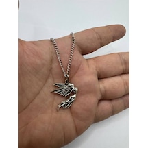 Uçan Peri Figürlü 60 Cm Zamak Kaplama Kadın Kolye Şık Ve Zarif Takı Çok renkli