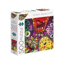 Canavarlar 500 Parça 2,2mm Kalınlık 33x48cm Profesyonel Hobi Puzzle Yapboz Serisi