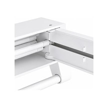 Sn-37717 Katlanabilir Çamaşır Askılığı Duvara Monte Gizli Balkon Akordeon Kurutma Beyaz Çok Renkli