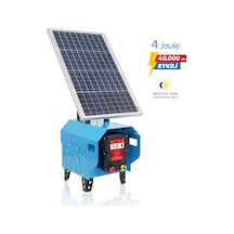 Puhu Compact Güneş Enerjili Elektrikli Çit Cihazı 40 W 4 Joule 40.000 M