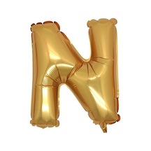 Gold Folyo Balon N Harfi 40 CM